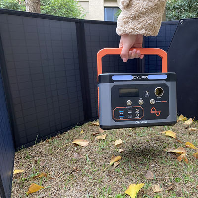 Solar Panel 500W MPPT Power Banks Portable Power Station 110V / 220V 36*30*33cm
