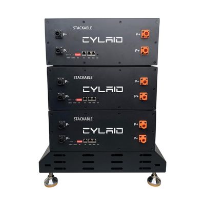 5KW Lithium Iron Solar Battery Pack 51.2V 100Ah untuk Energi Surya Tegangan Nominal